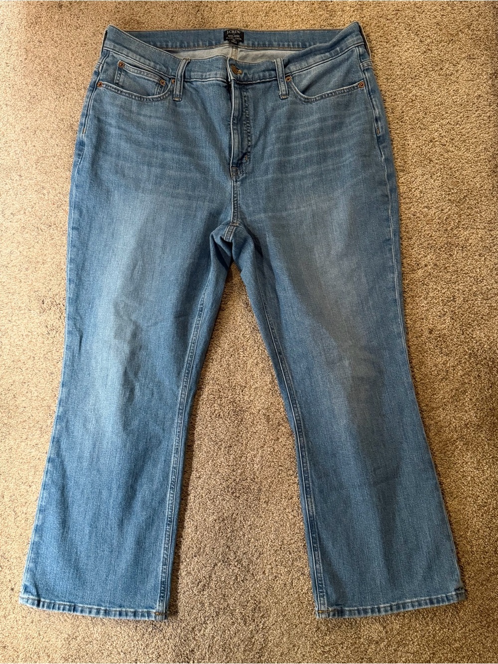 J. Crew Women's Mid-rise flare crop